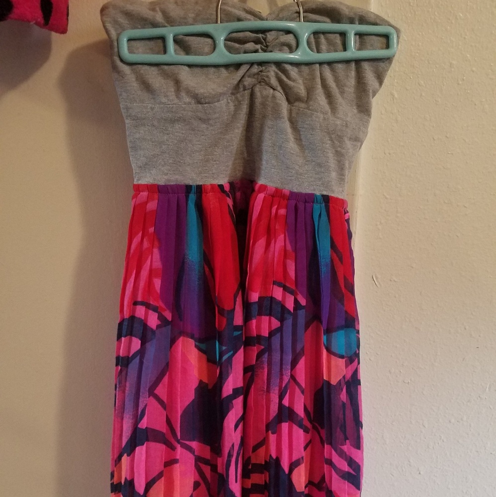 Strapless dress